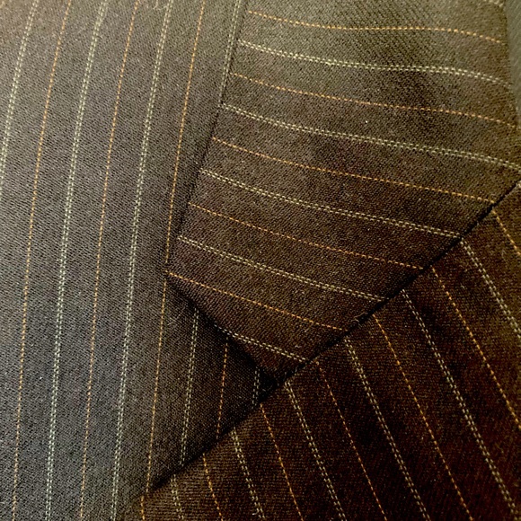 Burberry men’s jacket 40R Blue with delicate pin striping - Picture 4 of 8